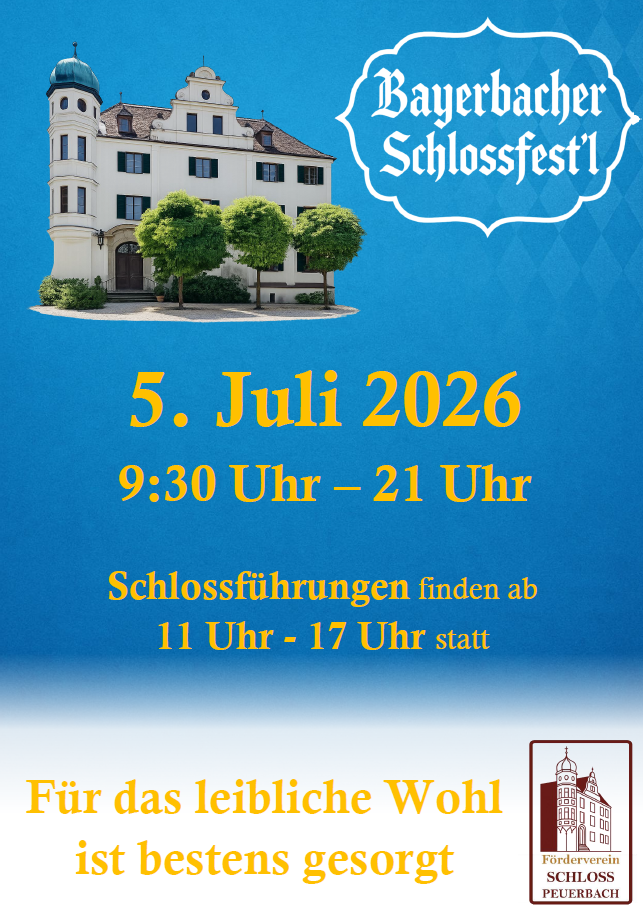 Schlossfest'l des Fördervereins Schloss Peuerbach e. V.