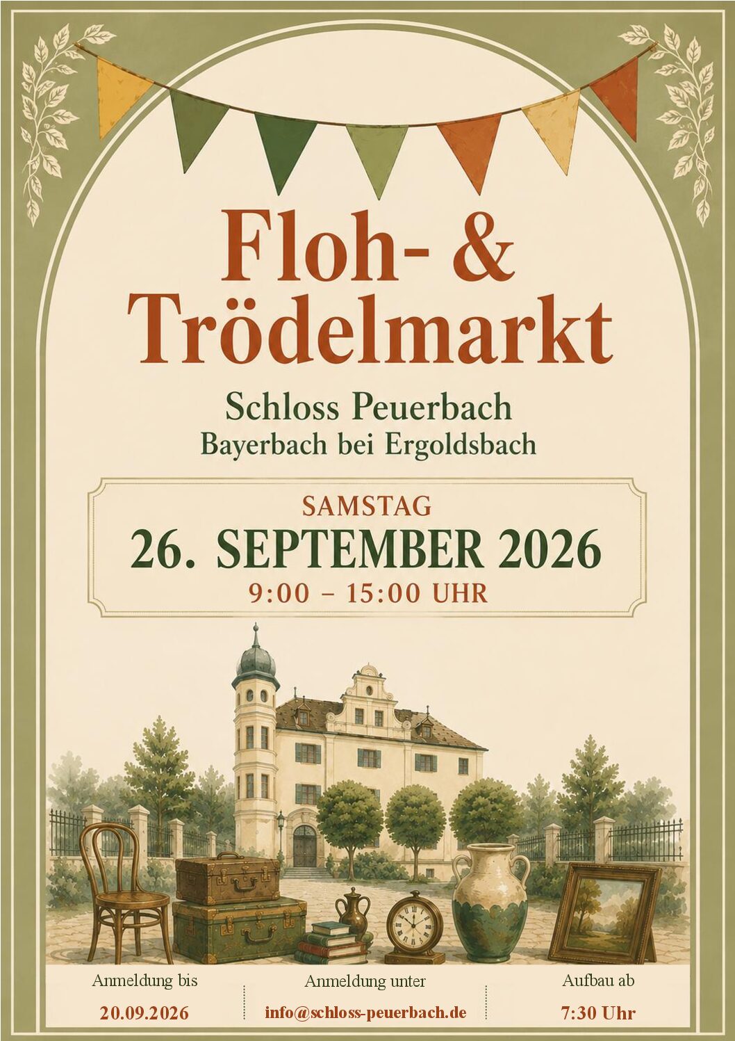 Floh- und Trödelmarkt auf Schloss Peuerbach